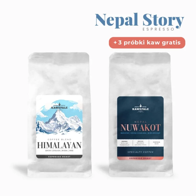 Nepal Story - espresso (2x500g) + 3 próbki kaw gratis